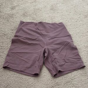 Lululemon high rise bike shorts - align 6”